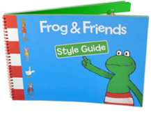 Kikker & Vriendjes ( Frog & Friends ) merchandising style guide